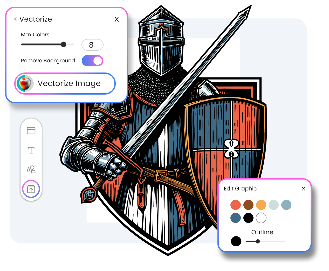 Take Your AI Designs Further: Turn Them into Vectors