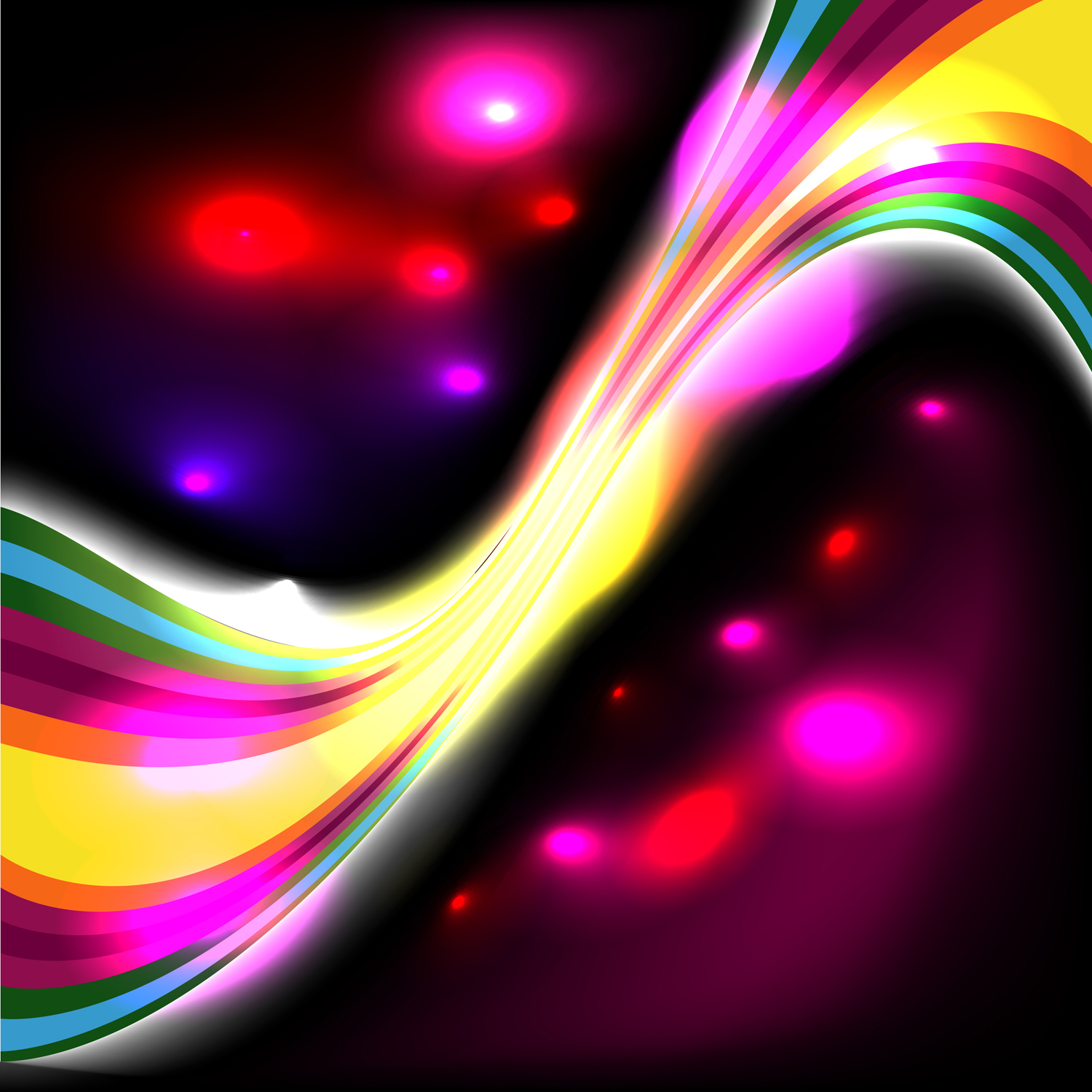 How to make abstract glowing effect in Illustrator ...