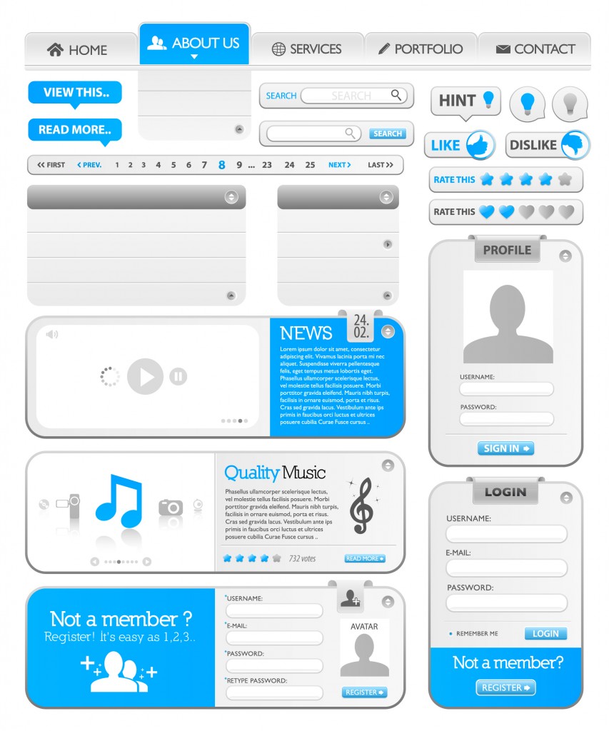 Vector Web Design