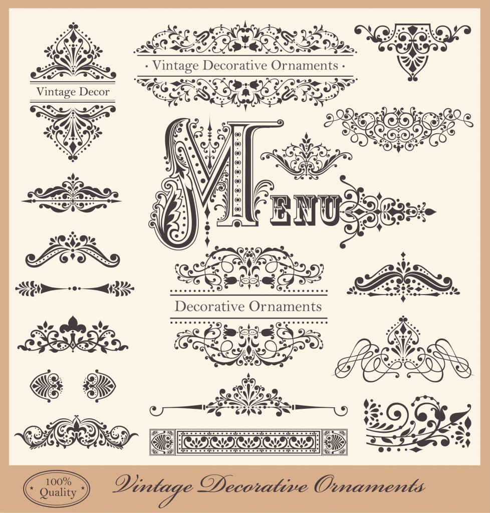 Vintage Calligraphic Decorations