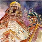 Watercolor Paintings of Architectural Landmarks by Maja Wronska