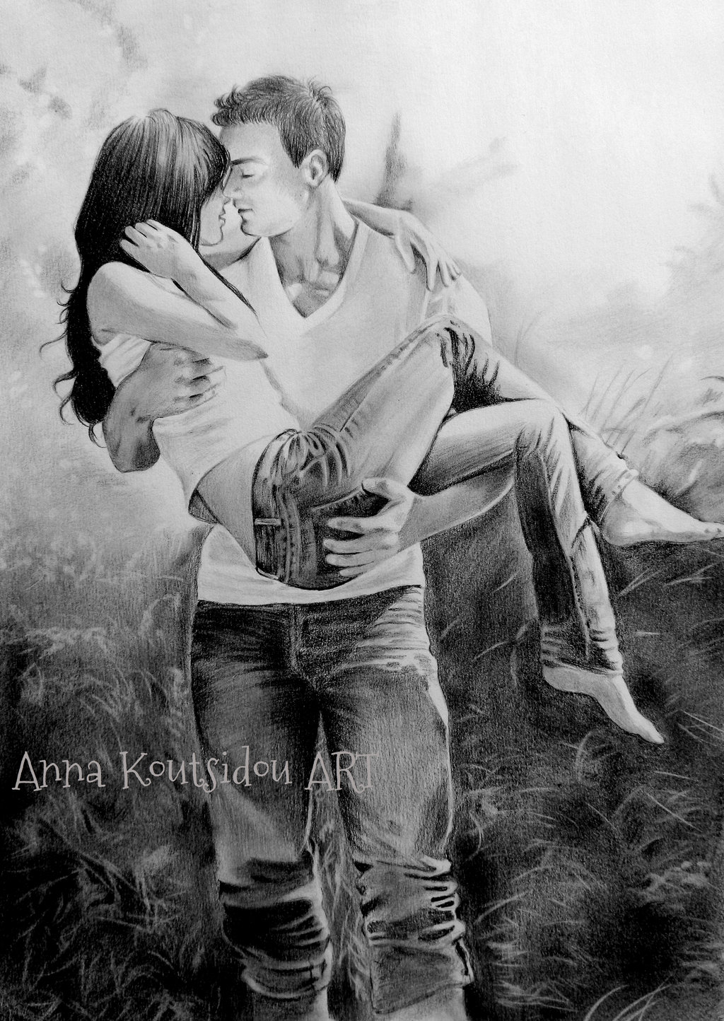 A Glimpse of Love - Drawings by Anna Koutsidou - Vexels Blog