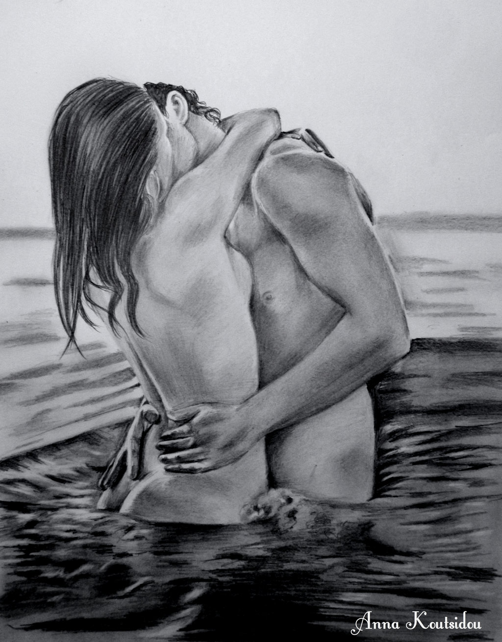 Amazing Romantic Sketches by Anna Koutsidou.