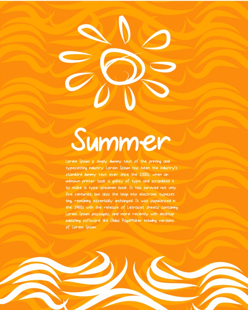 Vector Summer Background