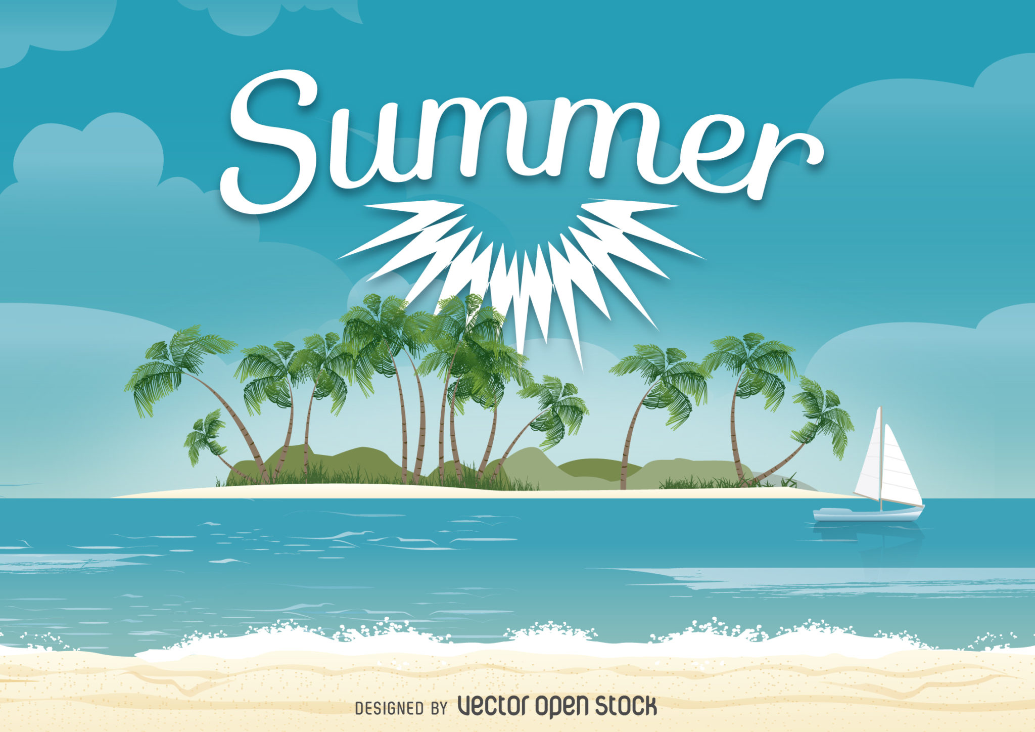 Great Collection of Bright Summer Graphic Resouces