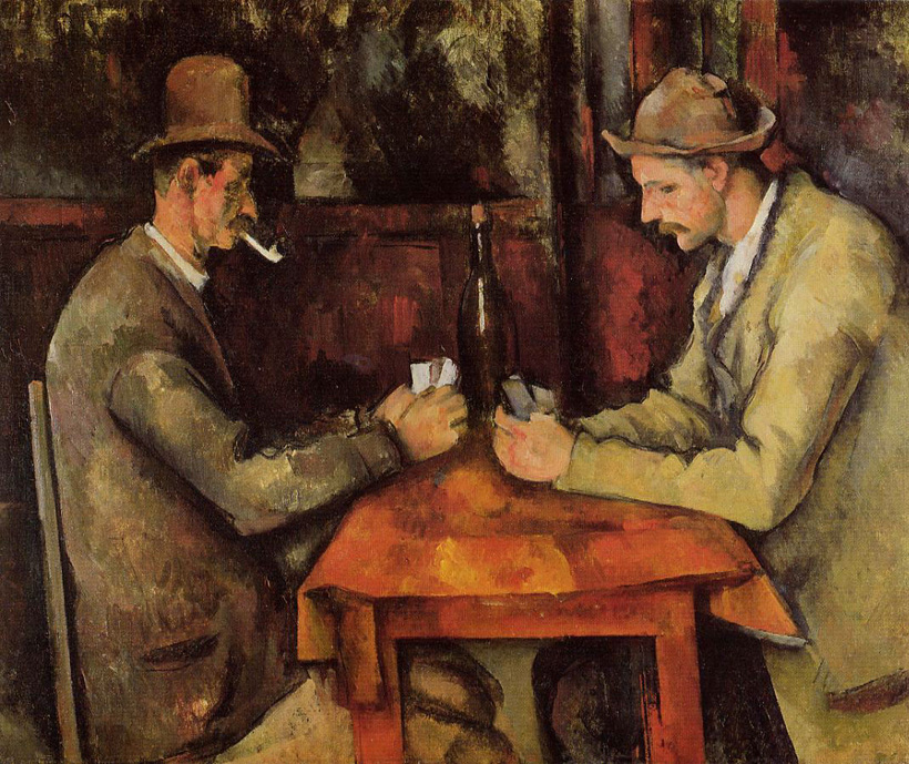 Card Players Paul by Cezanne