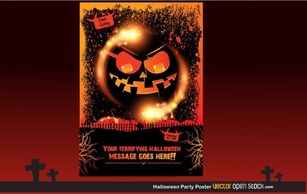 3859373b54dec41b17c1c4064f8cccc6-halloween-party-poster