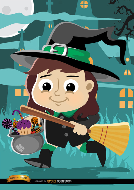 9e77ce1696ccb5d6167d9a9b0071eddc-halloween-cartoon-girl-witch-costume