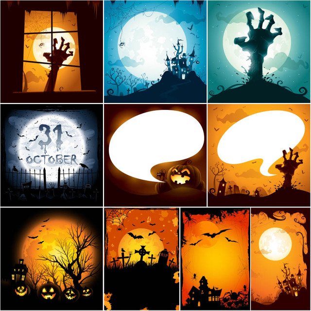 af360647746391fe14f20f400b3bc96b-creepy-hunted-halloween-design-set