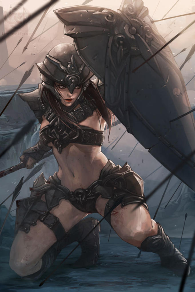 Warrior Women Illustration by Lee Jee hyung