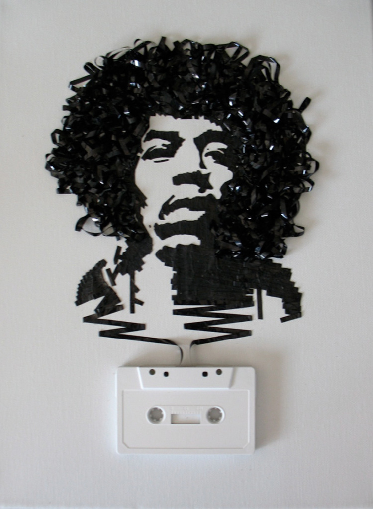 Tape art by Erika Iris Simmons