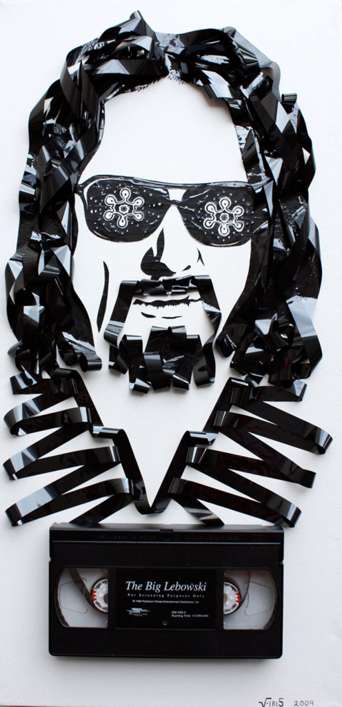 Tape art by Erika Iris Simmons