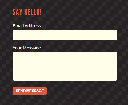 contact form example