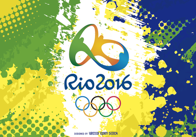 Rio 2016 logo and background