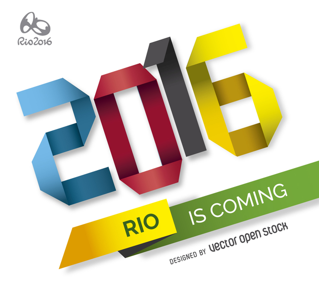 Rio 2016 origami poster