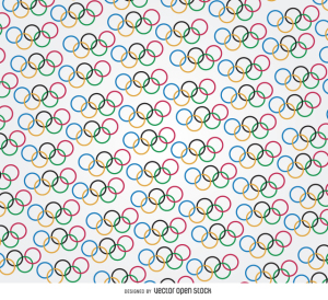 Olympic rings pattern