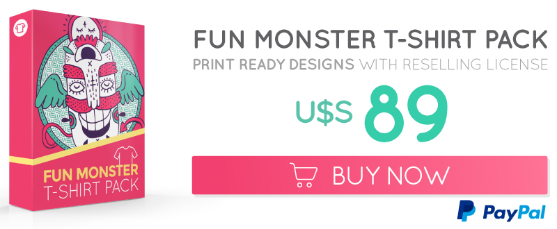 Buy Monster T-shirt collection license for resale