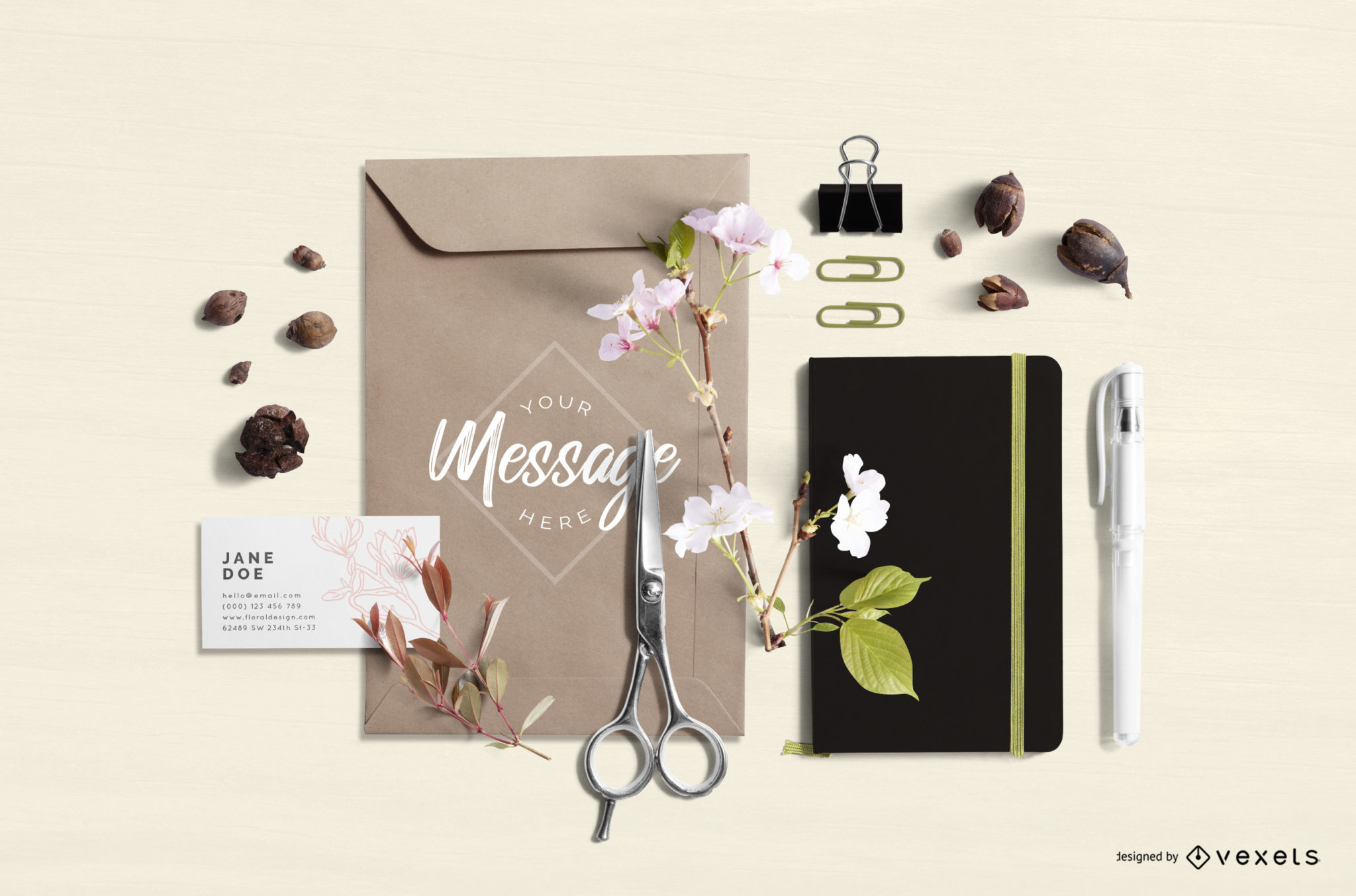 Stationery Set Mockup