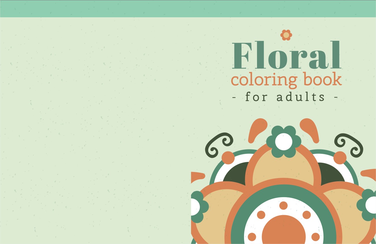 Floral coloring book finished version