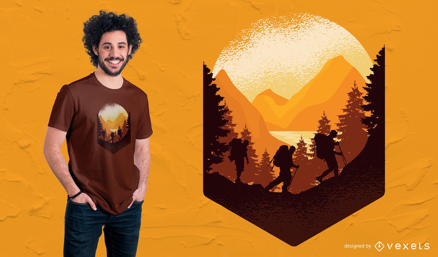 Outdoors t-shirt design