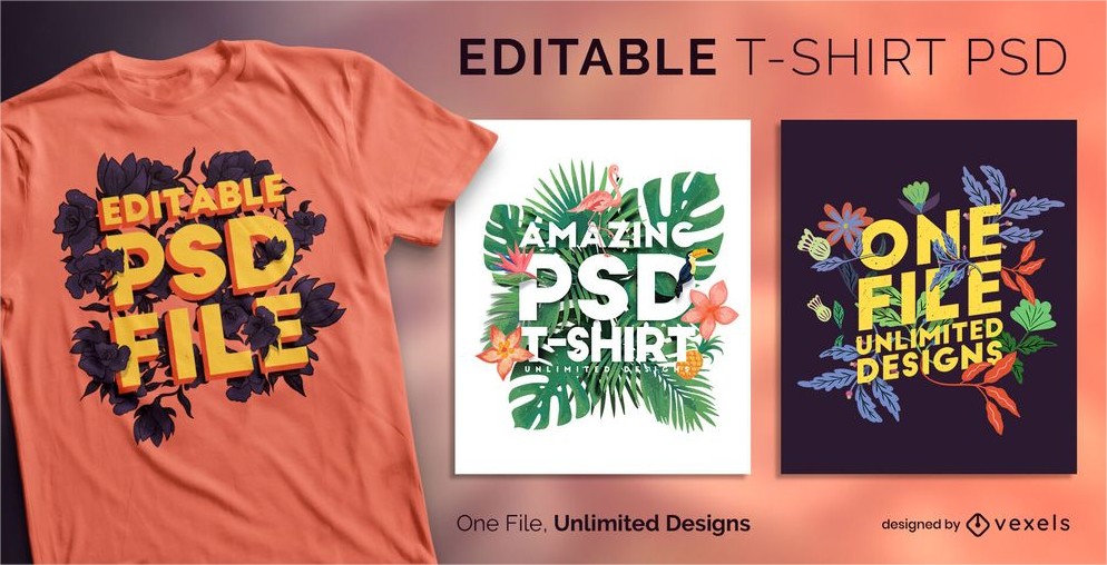 Scalable PSD t-shirt sample