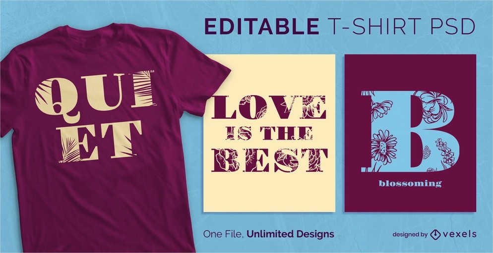 Serif text t-shirt design
