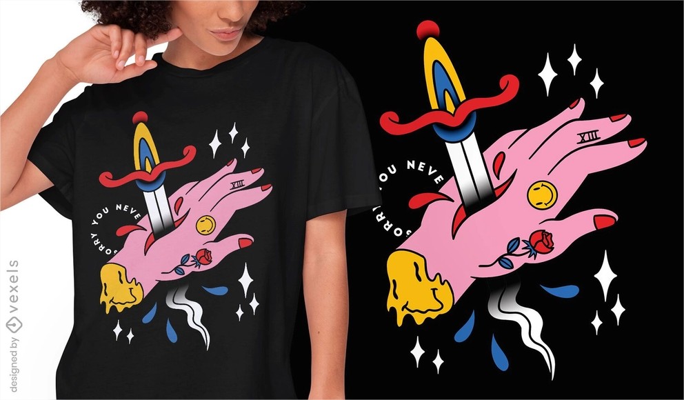 Trippy t-shirt design