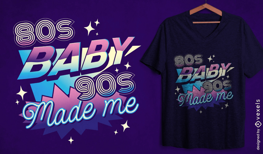 80s & 90s baby t-shirt