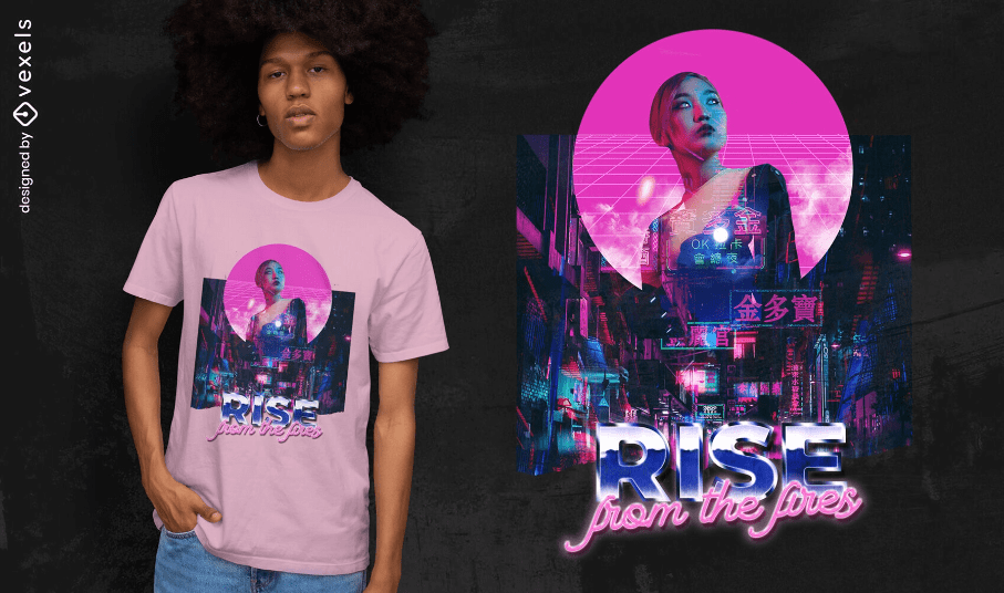 Futuristic city t-shirt