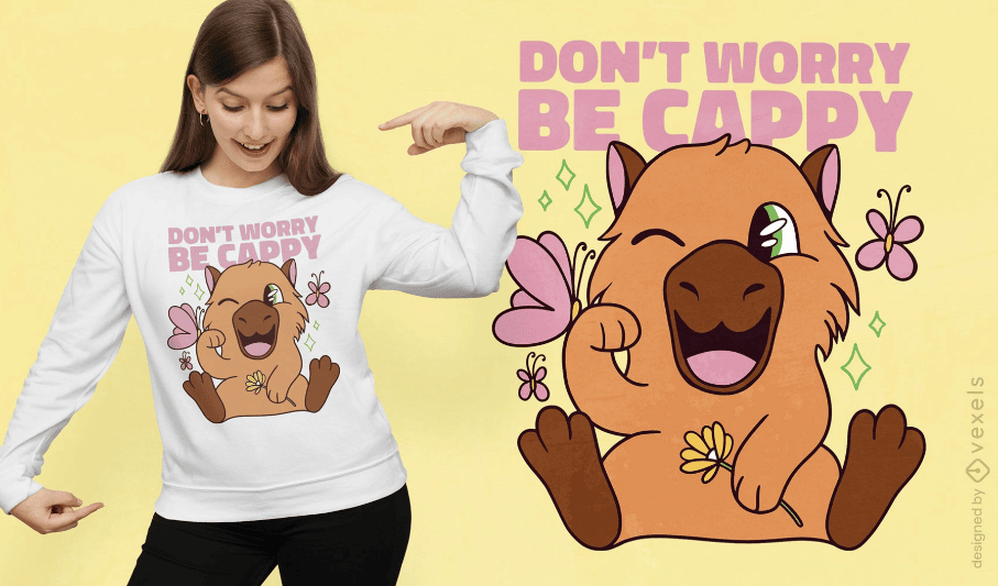 Happy Capybara Hoodie