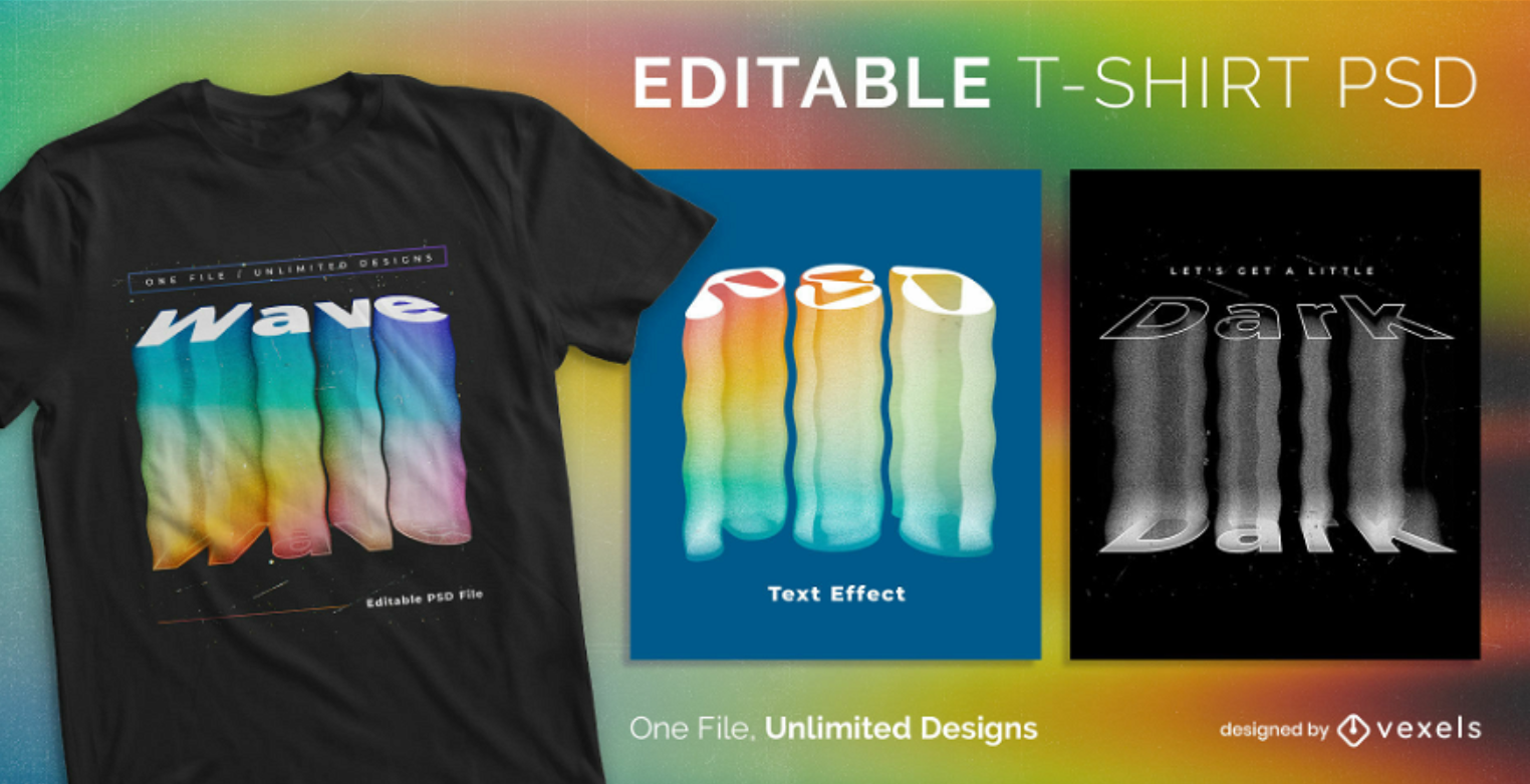 design with 3d font