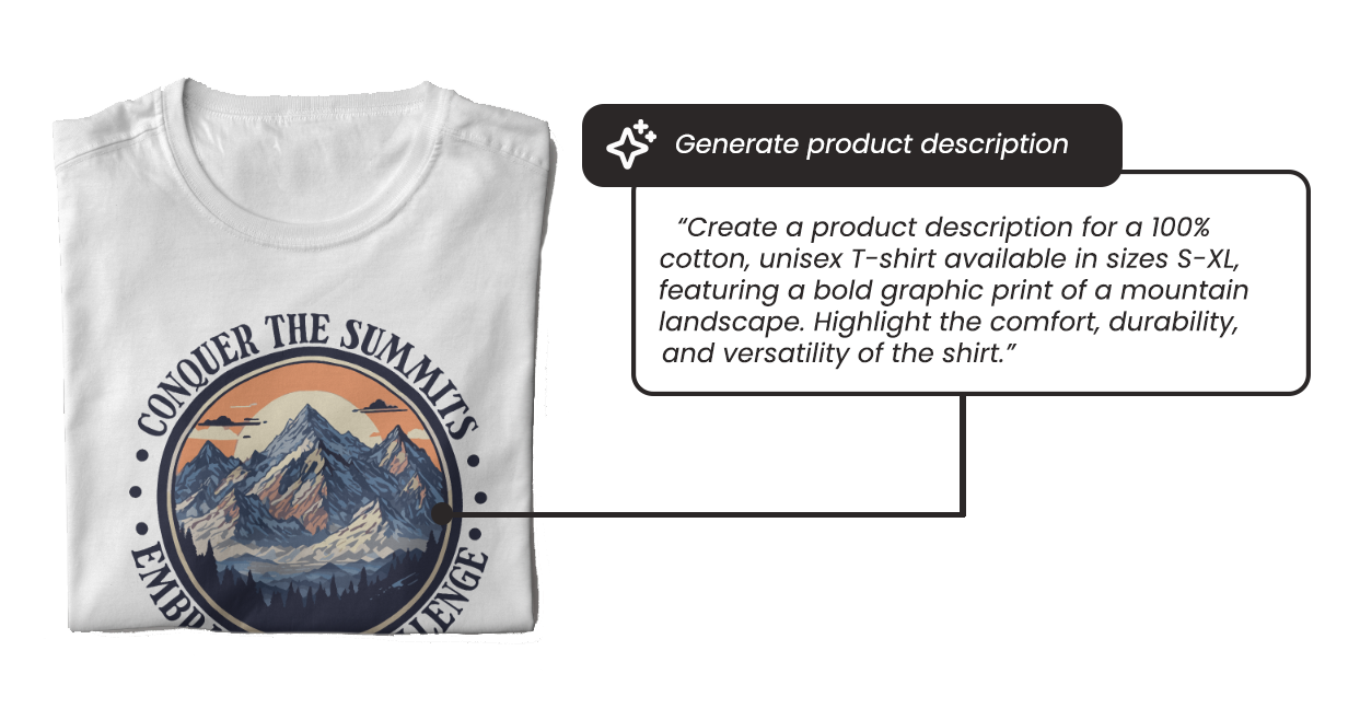 prompt for product description