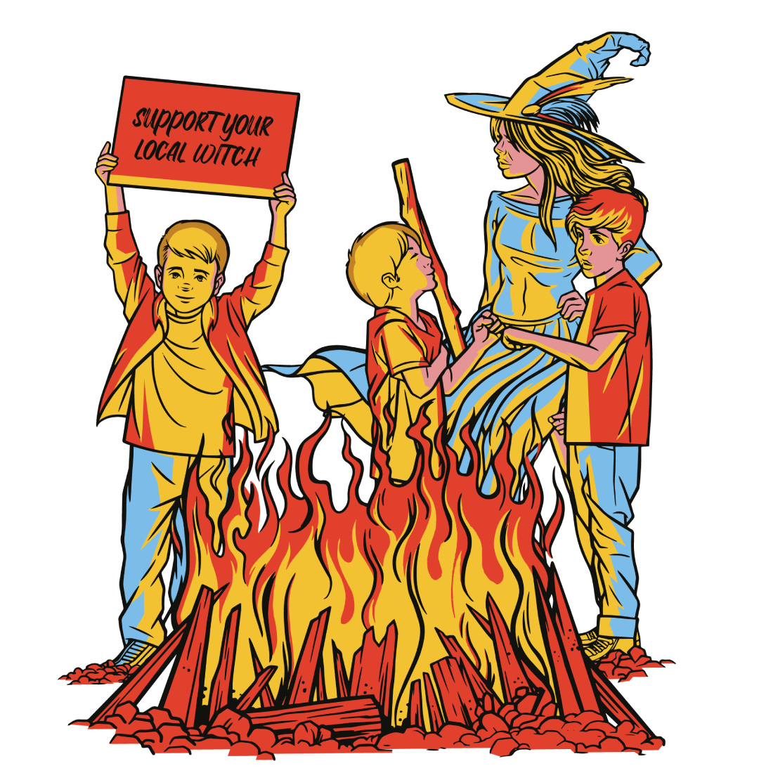 witch burned