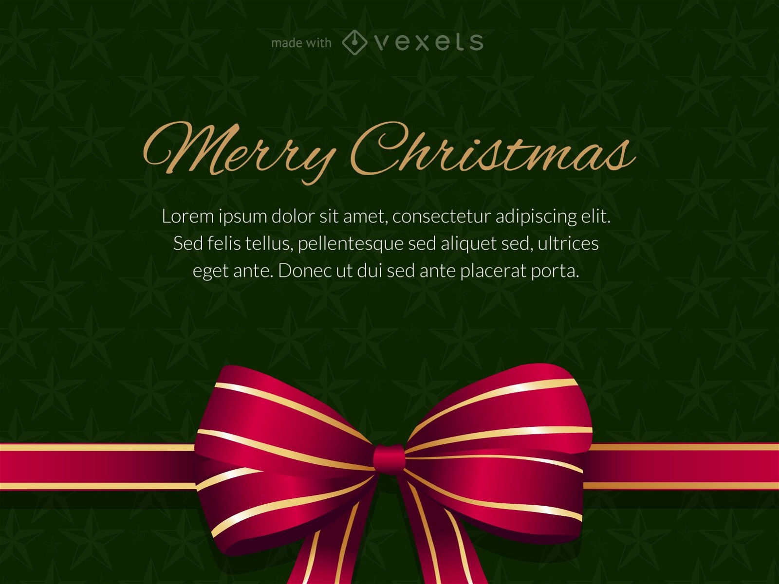 Merry Christmas gift card editable - Editable design