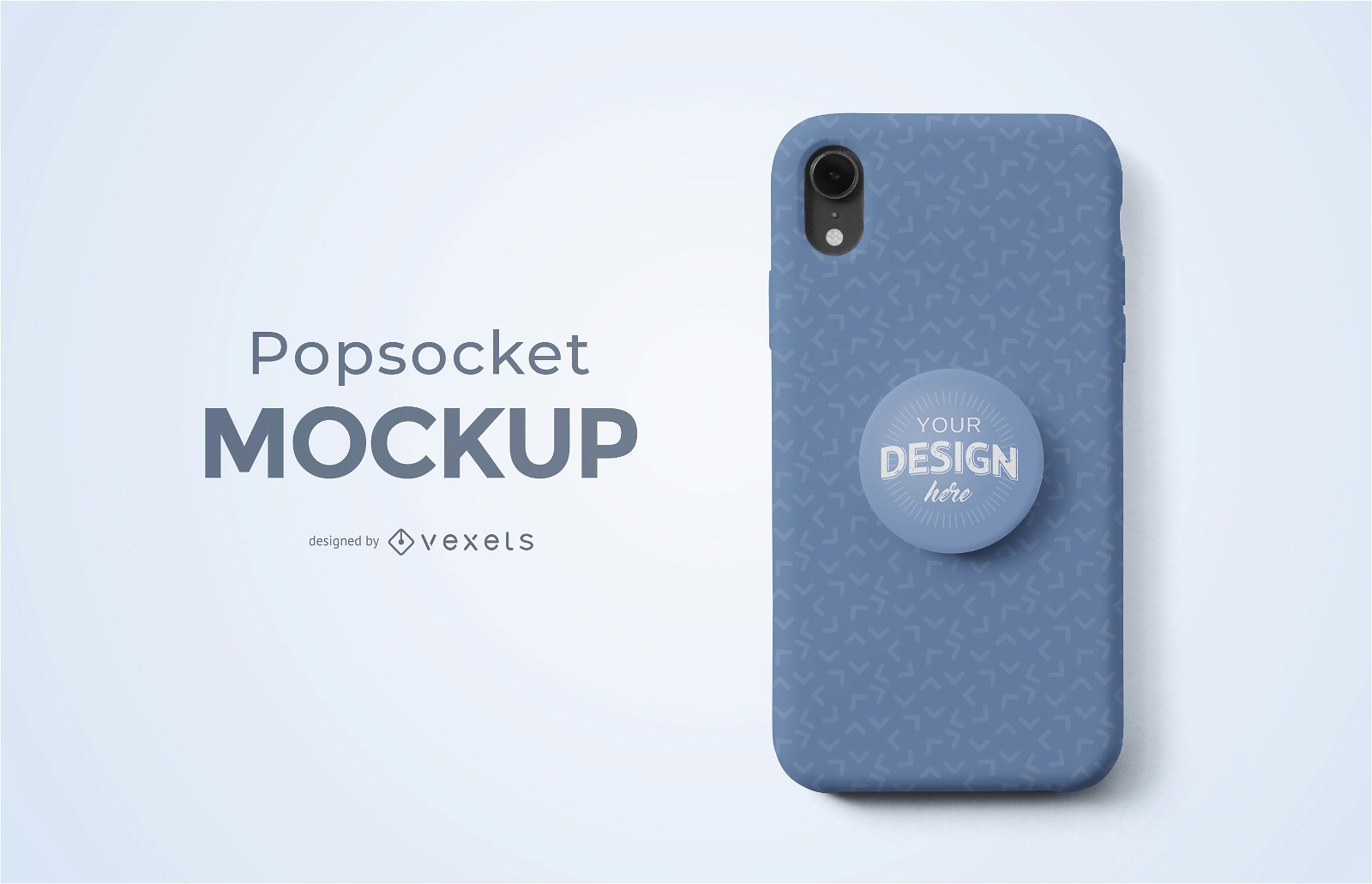 Popsocket Phone Mockup - PSD Mockup Download