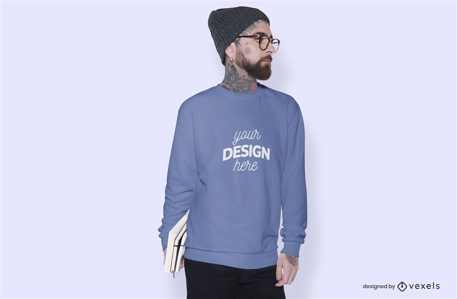 Download Male Model Sweatshirt Mockup Design - PSD Mockup Download